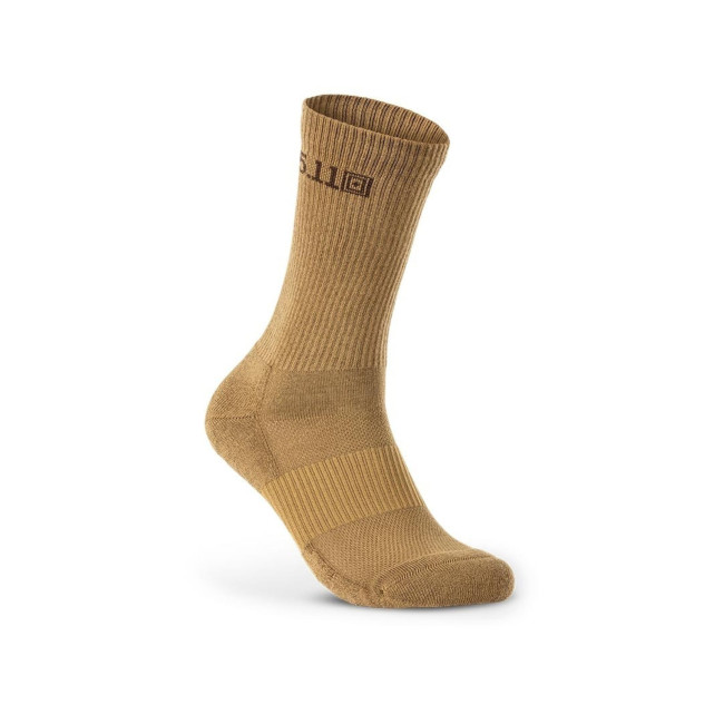 Set von 4 Paar Duty Ready Crew Socken US Dark Coyote - 5.11 Tactical