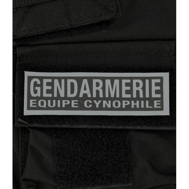 Gendarmerie Hundeführer-Team Patch umgekehrt 3 x 10 cm - Patrol Equipement