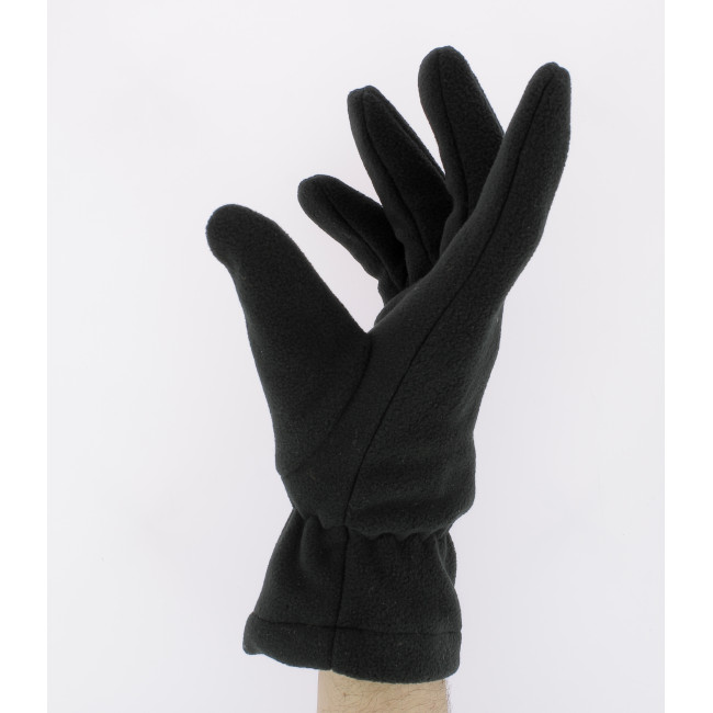 Fleece-Handschuhe Schwarz - Highlander