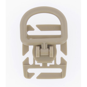 Obrotowy punkt kotwiczenia D-ring z mocowaniem do paska M.O.L.L.E. tan - A10 Equipment