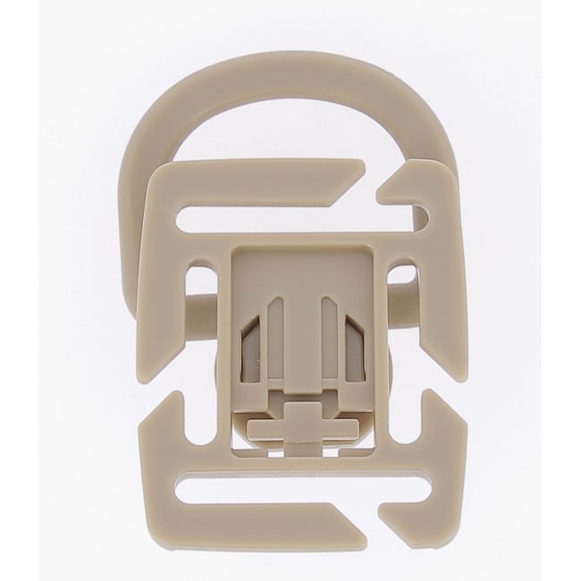 Point d'ancrage rotatif D-ring avec fixation pour passant M.O.L.L.E. tan - A10 Equipment