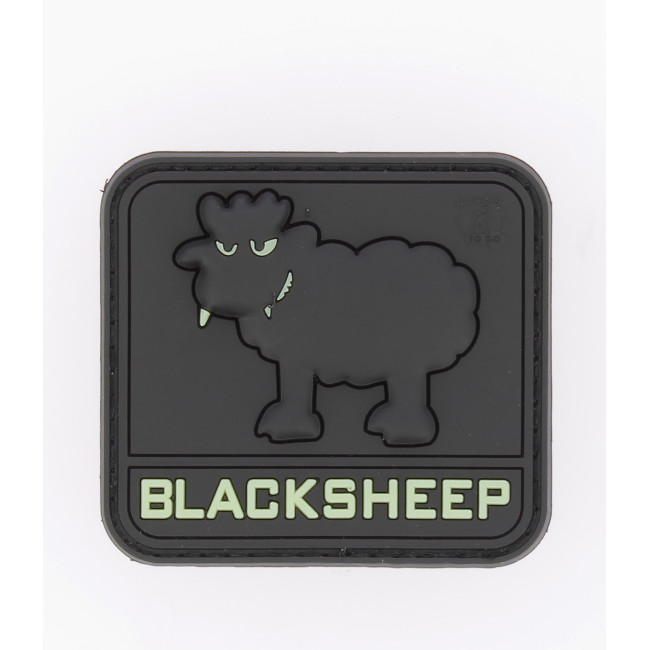 Black Sheep Rubber Patch Glow in the dark - JTG