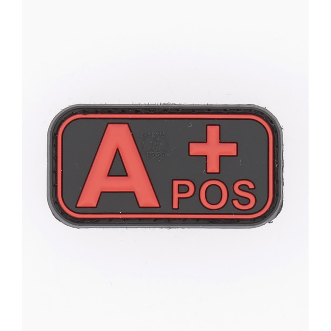 Patch groupe sanguin A+Rouge - JTG Patch groupe sanguin A+Rouge - JTG