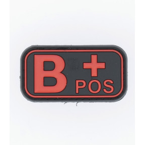 Patch bloedgroep B+ Rood - JTG