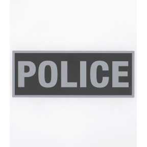 Opaska odblaskowa czarne tło Policja 27,5 x 10,5 cm -Patrol Equipement