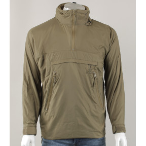 Waterdichte Halo jas gevoerd met micro-fleece groen - Highlander