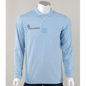 Polo de gendarmería azul manga larga - Equipamiento Patrol