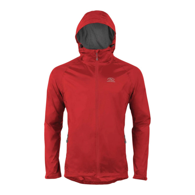Veste Stow & Go Waterproof rouge - Highlander