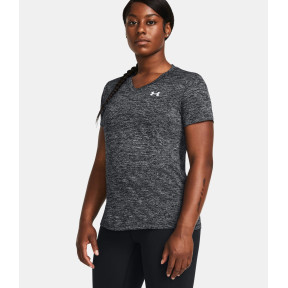 T-shirt avec col en V femme UA Tech™ Twist - Noir - Under Armour