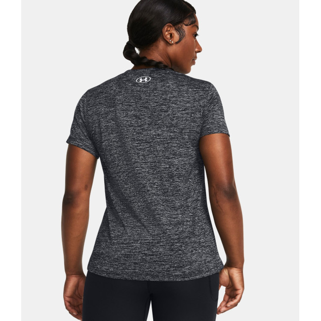 T-shirt avec col en V femme UA Tech™ Twist - Noir - Under Armour