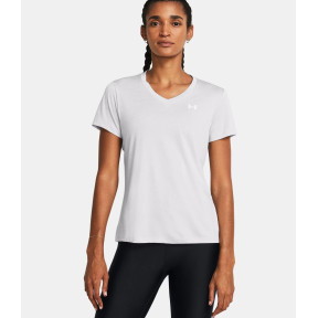 Koszulka damska z dekoltem w serek UA Tech™ Twist - Szary Halo - Under Armour