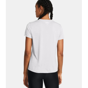 Koszulka damska z dekoltem w serek UA Tech™ Twist - Szary Halo - Under Armour