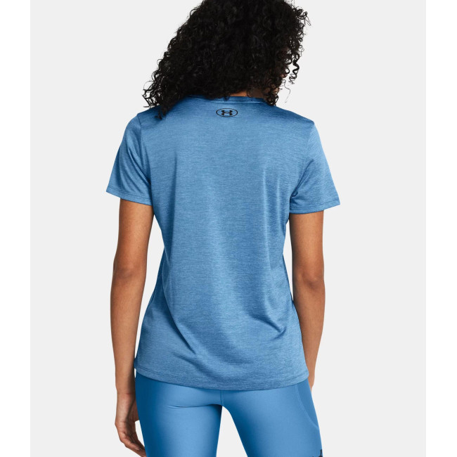 T-shirt avec col en V femme UA Tech™ Twist - Bleu Turquoise - Under Armour