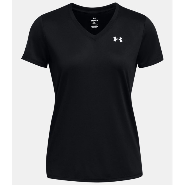 Koszulka damska z dekoltem w serek UA Tech™ - Czarny - Under Armour