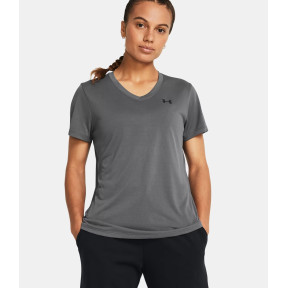 T-shirt avec col en V femme UA Tech™- Gris Pierre - Under Armour