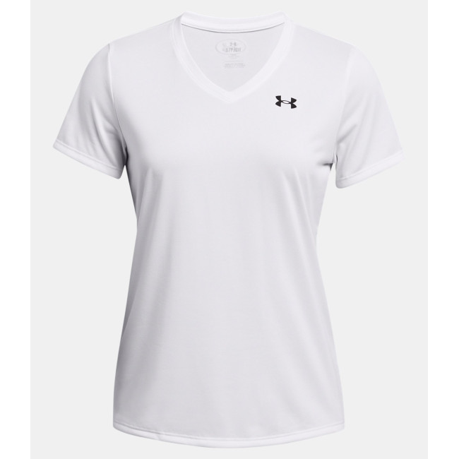 T-shirt avec col en V femme UA Tech™- Blanc - Under Armour