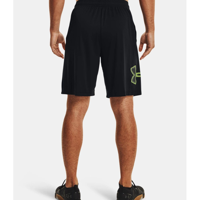 Heren Short UA Tech™ Graphic - Zwart / Geel - Under Armour