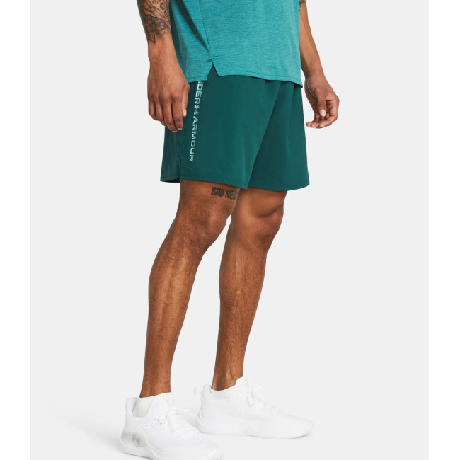 Heren short UA Tech™ Woven Wordmark - Watergroen - Under Armour