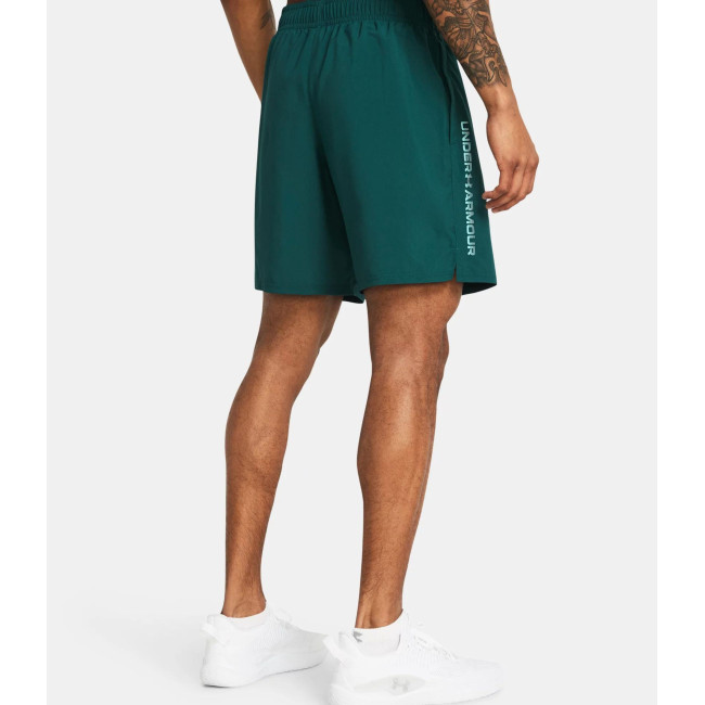 Szorty męskie UA Tech™ Woven Wordmark - Morska Zieleń - Under Armour
