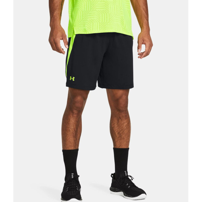 Short homme UA Tech™ Vent - Noir / Jaune - Under Armour