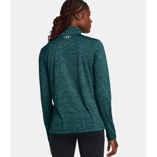 Haut femme UA Tech™ Twist ½ Zip - Vert Eau - Under Armour