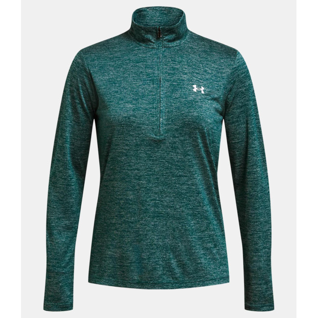 Haut femme UA Tech™ Twist ½ Zip - Vert Eau - Under Armour