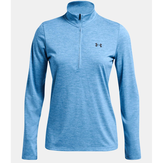 Haut femme UA Tech™ Twist ½ Zip - Bleu Turquoise - Under Armour