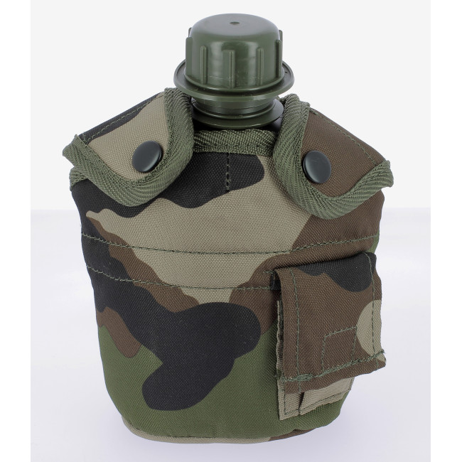 Manierka z kubkiem i pokrowcem Camo - Miltec