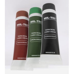 Set de crème Grimage militaire Woodland - Miltec