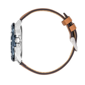 MONTRE PATROUILLE DE FRANCE ATHOS 8 cuir marron