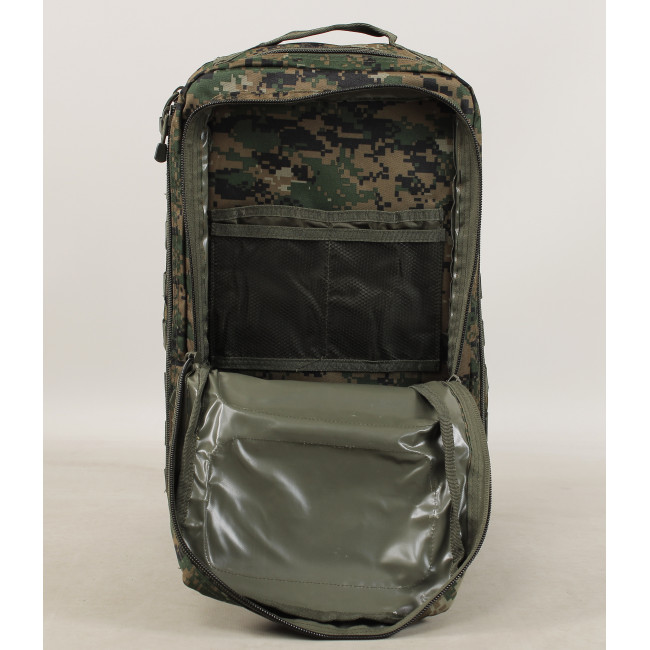 US Assault Rucksack 36L DIGITAL W/L Camo - Miltec