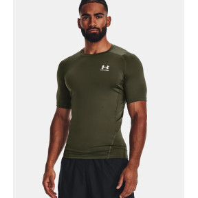 T-shirt met korte mouwen HeatGear® Armour voor heren - Olijfgroen - Under Armour