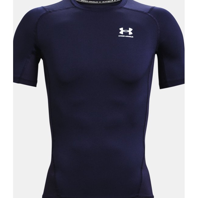 HeatGear® Armour Kurzarm-T-Shirt für Herren - Marineblau - Under Armour