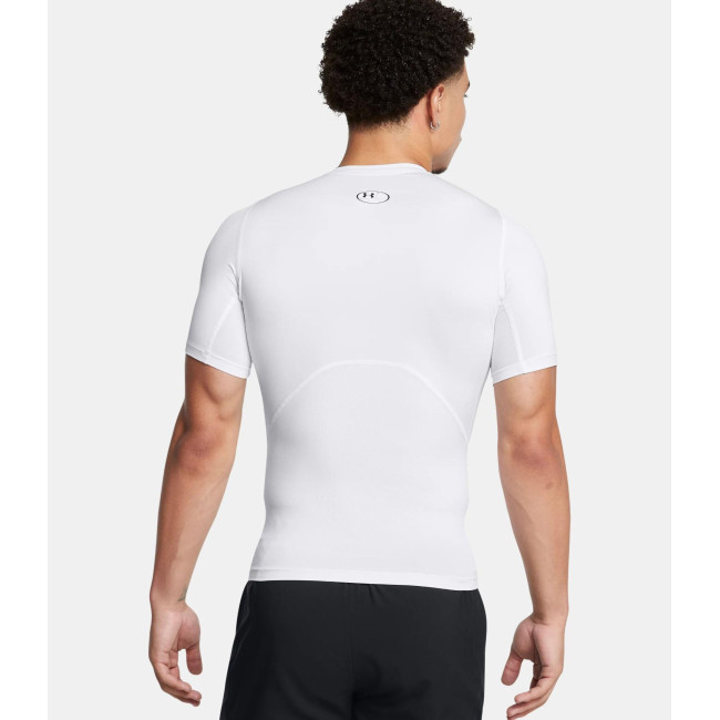 HeatGear® Armour Kurzarm-T-Shirt für Herren - Weiß - Under Armour