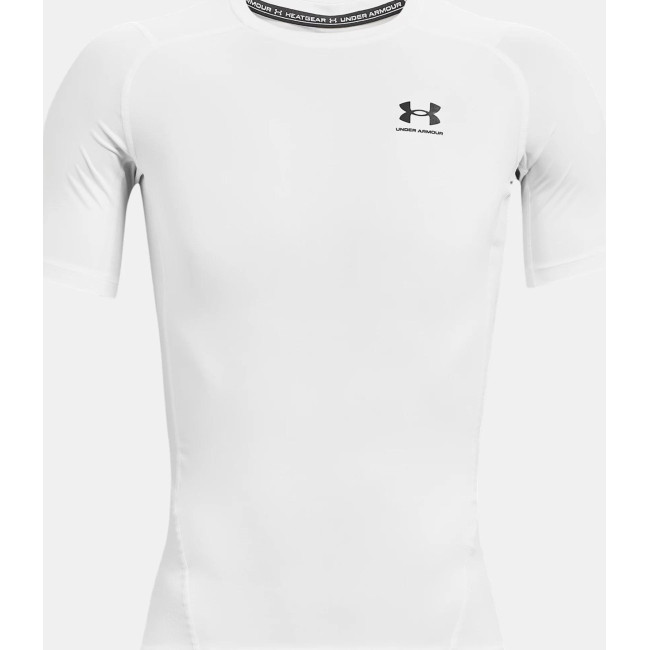 T-shirt à manches courtes HeatGear® Armour pour homme - Blanc - Under Armour
