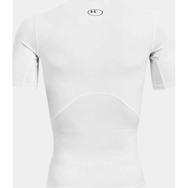 T-shirt met korte mouwen HeatGear® Armour voor heren - Wit - Under Armour