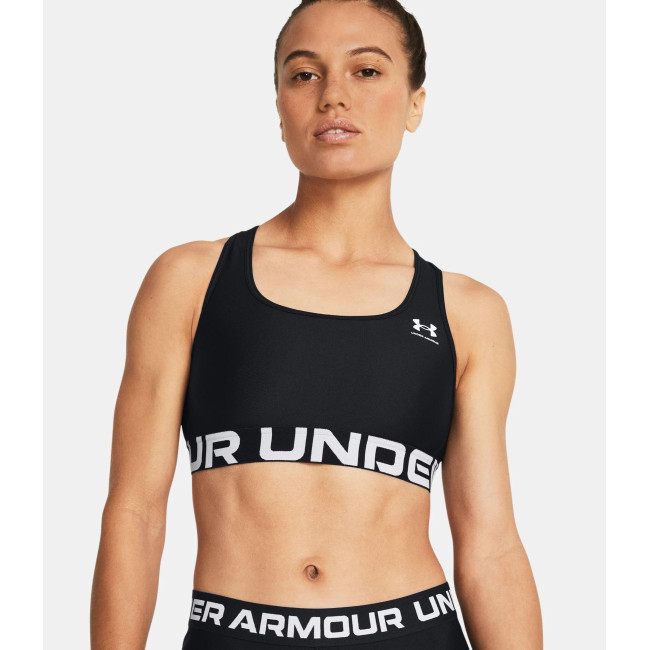 Soutien-gorge HeatGear® Armour Mid Branded Sports - Noir - Under Armour
