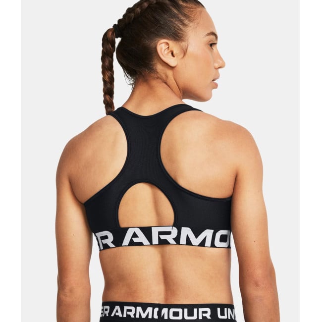 Soutien-gorge HeatGear® Armour Mid Branded Sports - Noir - Under Armour