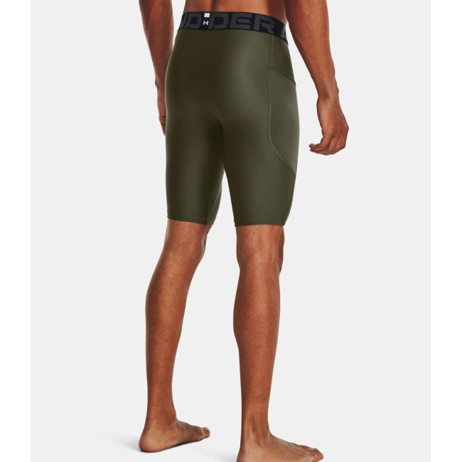 Lange short met zakken HeatGear® voor heren - Olijfgroen - Under Armour