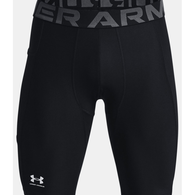 Długie spodenki z kieszeniami HeatGear® dla mężczyzn - Czarny - Under Armour