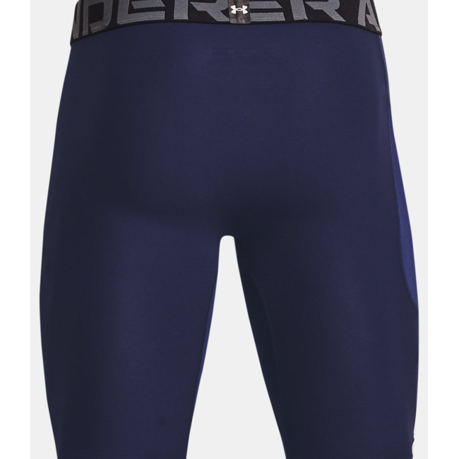 Lange short met zakken HeatGear® voor heren - Marineblauw - Under Armour
