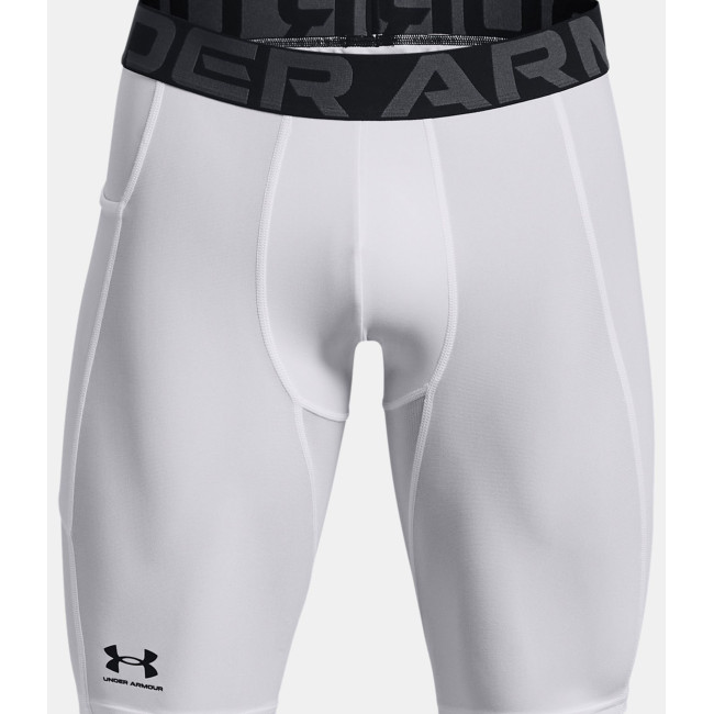 Short long à poches HeatGear® pour homme - Blanc - Under Armour