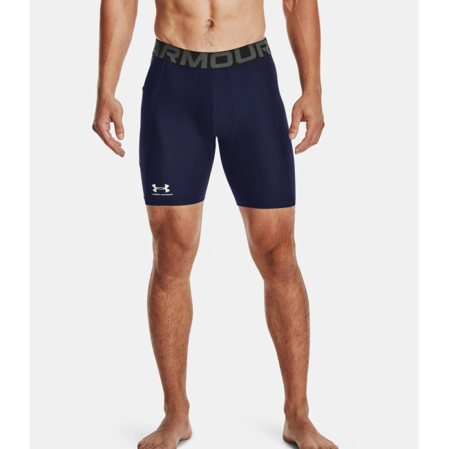 Compressie short HeatGear® Armour voor heren - Marineblauw - Under Armour