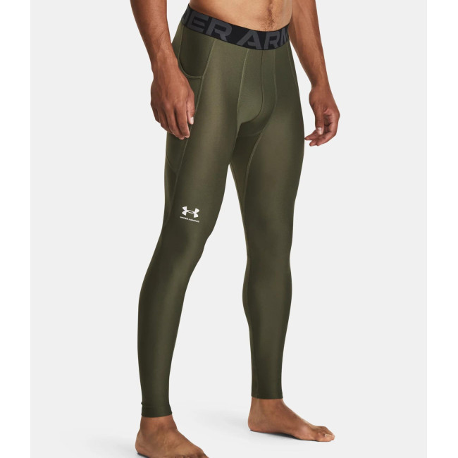 Legginsy HeatGear® Armour dla mężczyzn - Oliwkowe - Under Armour