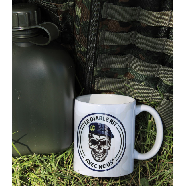 Mug Le Diable Marche Avec Nous Marine - Army Design