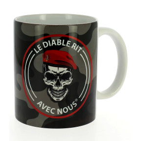 Becher Der Teufel Lacht Mit Uns Colo - Army Design