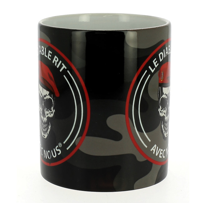 Mug Le Diable Rit Avec Nous Colo - Army Design