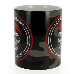 Mug Le Diable Rit Avec Nous Colo - Army Design
