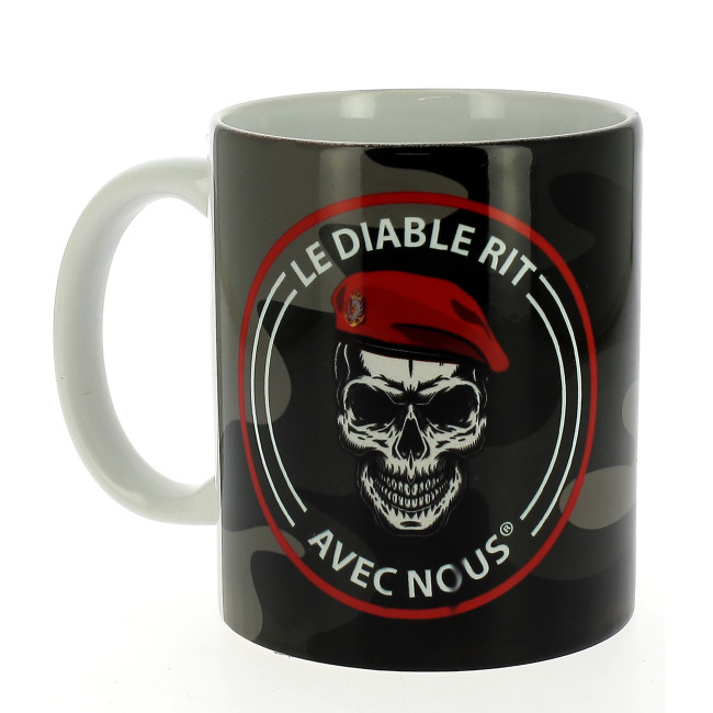 Mug Le Diable Rit Avec Nous Colo - Army Design