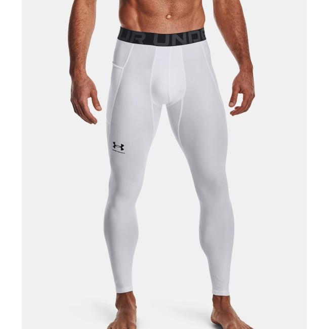 Legginsy HeatGear® Armour dla mężczyzn - Biały - Under Armour